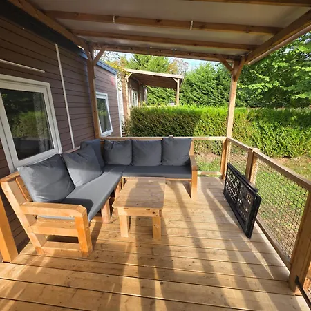 Normandie - - Mobilhome Confort 3ch-6p Avec Clim Et Tv - 5 étoiles - H410 Camping